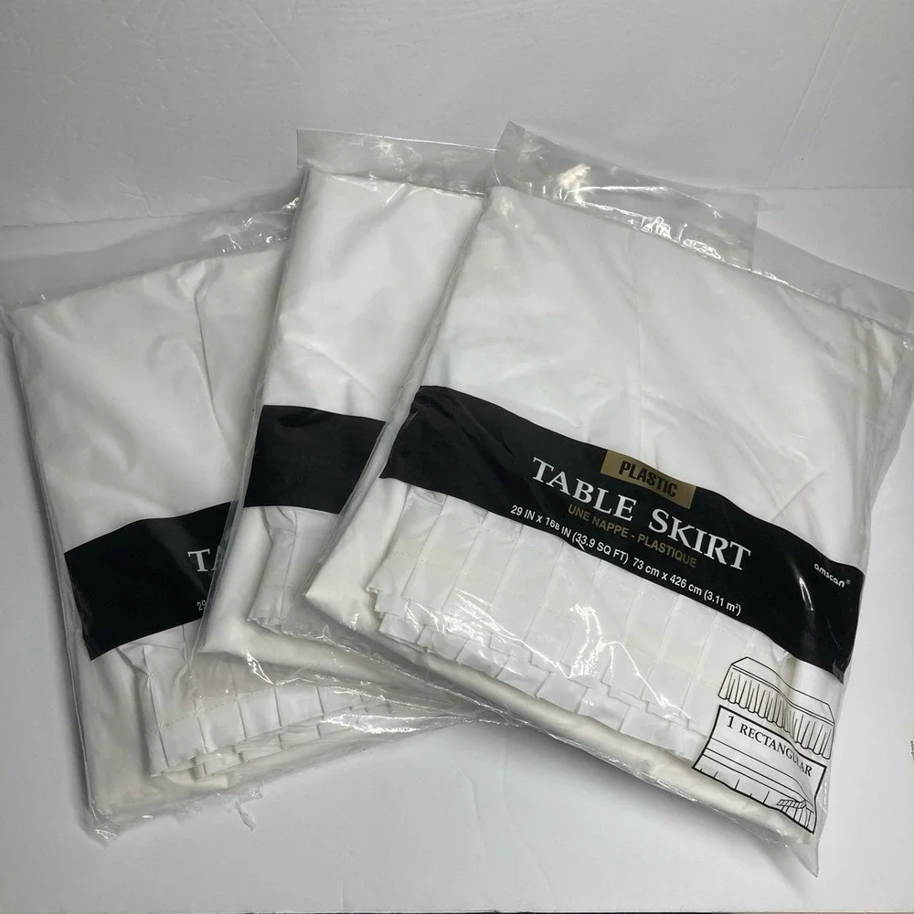 Plastic Table Skirt 29
